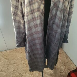 Maurices Blue and Gray Plaid Men's Jacket